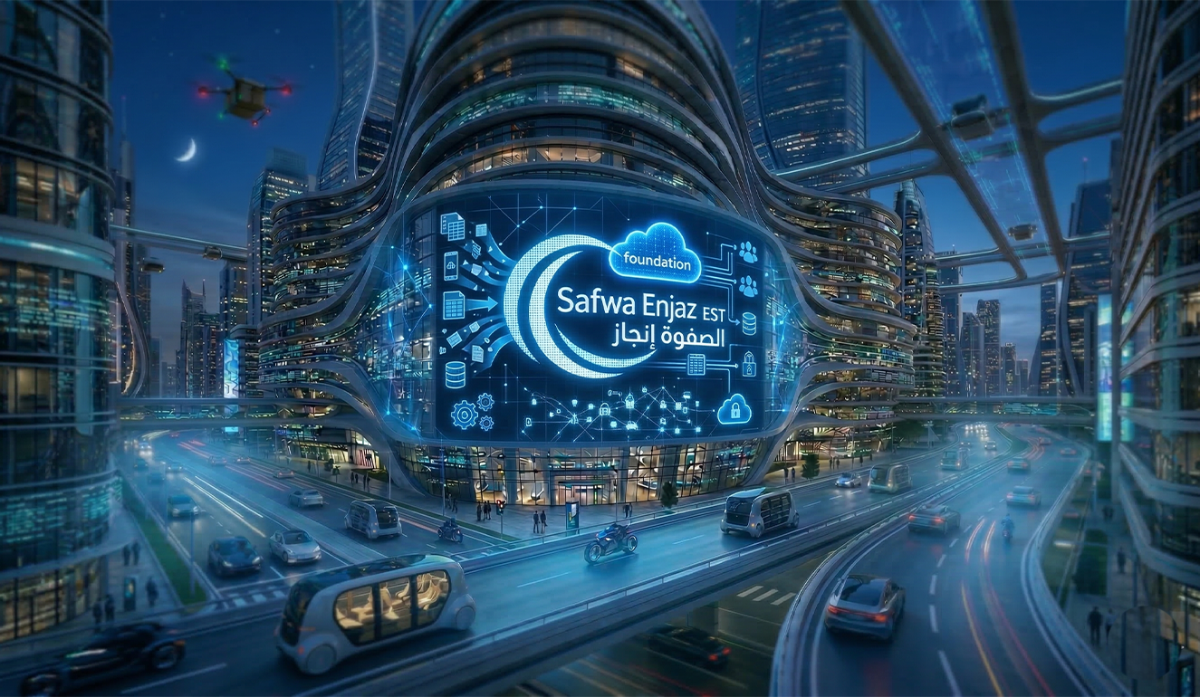 Safwa Enjaz service visual